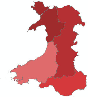 Welsh Admin areas